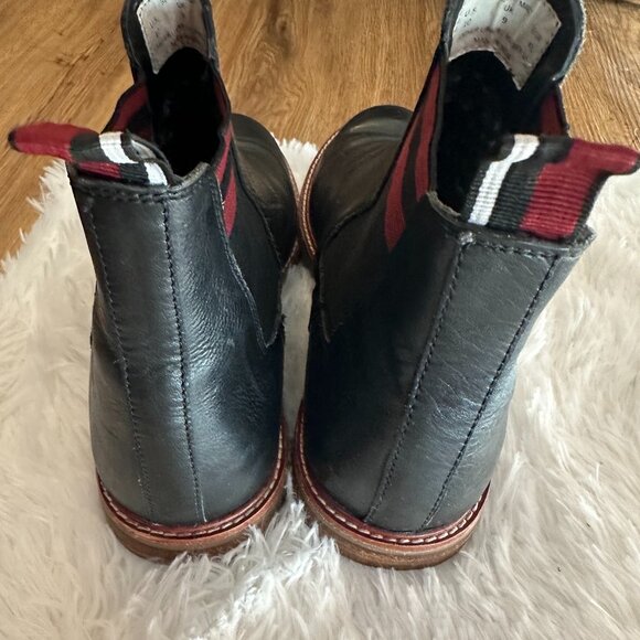 ??HP?? Ben Sherman Brent Leather Chelsea Boot Black Men\'s Size 10 main image 9